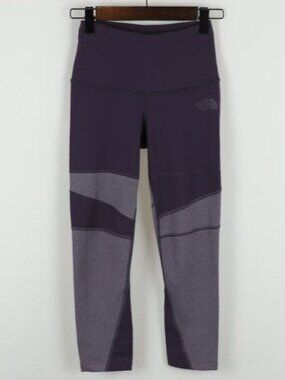 The North Face FlashDry Women's XS Purple Mid Rise Capri Activewear Leggings
